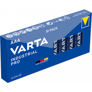Varta 10er Pack Industrial Alkaline AAA Micro Batterien