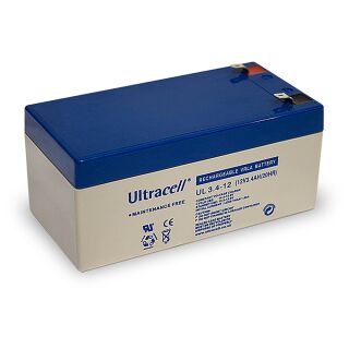 Ultracell UL3.4-12 baugleich Hawker Genesis NP3.4-12 Akku 12V 3,4Ah AGM Technik Battery Batterie