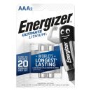 Energizer 2er Pack Ultimate Lithium AAA / Micro