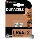 Duracell 2er Pack LR44/V13GA/A76 Alkaline-Knopfzelle