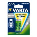 8x Varta Phone Power T398 AAA / Micro 800 mAh für...