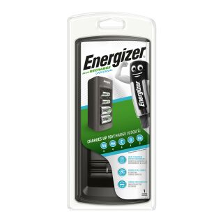 Energizer Rundzellen-Ladegerät NiMH Universal Micro (AAA), Mignon (AA), Baby (C), Mono (D), 9V Block