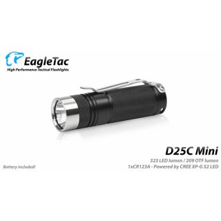 Eagtac D25C Mini LED Taschenlampe inkl. Batterie