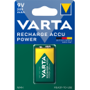 5x Varta 9V / Block Akku NiMH 200 mAh Ready to Use