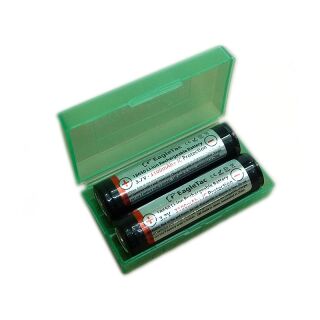 Akku Box,Aufbewahrungsbox für Batterien und Akkus,Schutzhülle Case,Transportbox Alecony Kunststoff Batteriebox für 18650Akkus & Batterien,Praktische Akkubox zum Schutz & Transport für 4 Batterie 